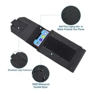 Heyqie Funda universal táctica Molle impermeable para_4