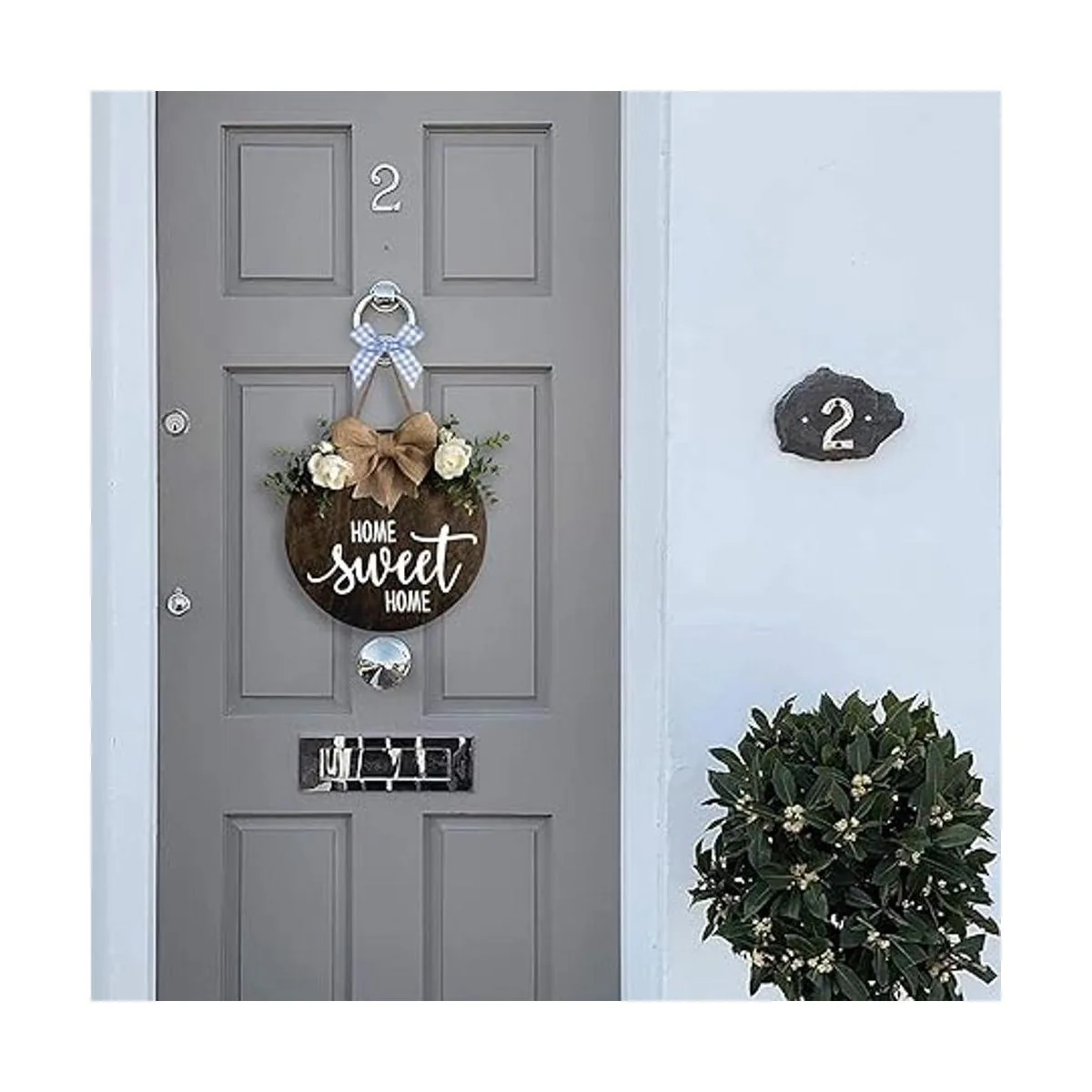 VIVIQUEN Lazo de cinta a cuadros para coser regalo_6