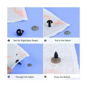 Kit de 90 piezas de seguridad grande para ojos y narices_4