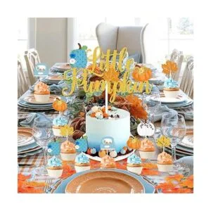 Decoración de baby shower de calabaza pequeña para niños_5