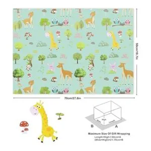 Papel de regalo de cumpleaños para niños y niñas diseño_2