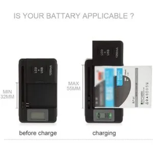 Cargador de batería LCD universal cargador de viaje para_2