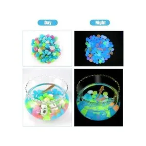 QIAONIUNIU Piedras coloridas que brillan en la oscuridad_3