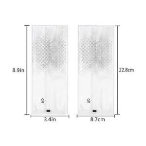 SAILINGGO Paquete de 100 bolsas de plástico translúcidas_3