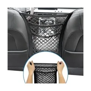 VEHIRIE Organizador de red de malla para sedán entre los_4