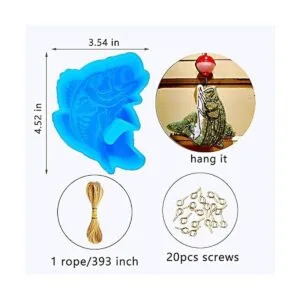 Rifanda Bass Fish Freshie Supplies Moldes de silicona para_4