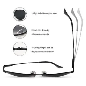 Veda Tinda Gafas de sol aviador para hombres y mujeres_3