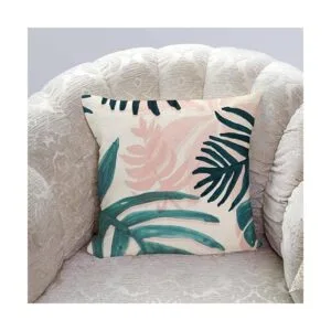 IBILIU Fundas de almohada vintage con hojas de plátano y_2