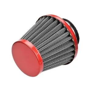 HIAORS Filtro de aire rojo de 1.378 in para motocicleta de_2
