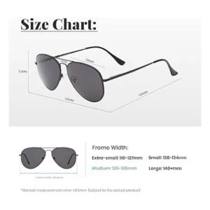 Veda Tinda Gafas de sol aviador para hombres y mujeres_4