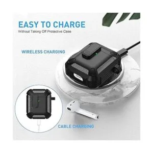 Maxjoy Funda protectora para AirPods 2 con bloqueo Gen 2_4