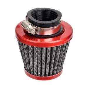 HIAORS Filtro de aire rojo de 1.378 in para motocicleta de_6