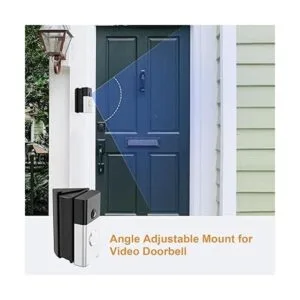 QIBOX Soporte de timbre de puerta ajustable 30 a 55_6