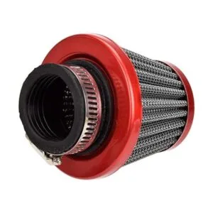 HIAORS Filtro de aire rojo de 1.378 in para motocicleta de_3