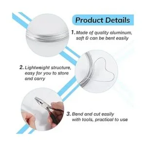 Alambre de aluminio de calibre 18 para manualidades_4