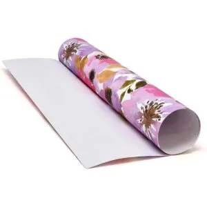 50 manteles individuales desechables de papel floral de 11_5