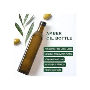 AOZITA Dispensador de aceite de oliva de vidrio de 17_3