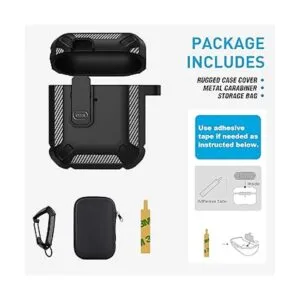 Maxjoy Funda protectora para AirPods 2 con bloqueo Gen 2_6