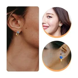 Hmjpng 20 unidades de convertidores de aretes con clip de_5