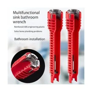 Qiuerte Llave de baño multifuncional 8 en 1 herramienta_5