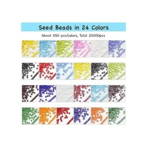 BalaFillic Tamaño de 0.079 in 120 cuentas de semillas de_3