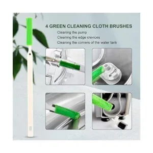 Kit de limpieza para fuente de agua para gatos cepillo de_3