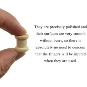 HAHIYO Bobina de madera natural de 0.6 pulgadas 70_3