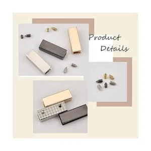 WADORN 18 juegos de hebillas decorativas para bolso_6