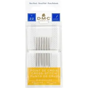 Pack de 3 agujas de punto de cruz DMC tamaño 22 total 18_3