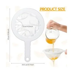 2 piezas de colador de malla fina de nailon para_2