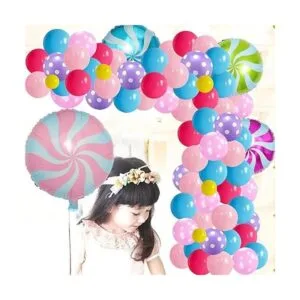 Kit de arco de guirnalda de globos de caramelo 102 globos_5