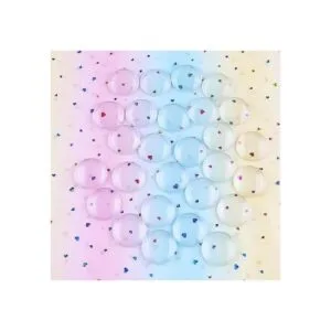 HAUTOCO 27 cabujones de vidrio transparente de 1.378 in_3