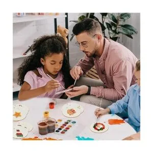 Discos redondos de madera con agujeros 40 piezas de_3