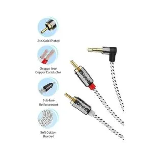 Cable RCA de 0.138 in a 10 pies ángulo de creación de_4