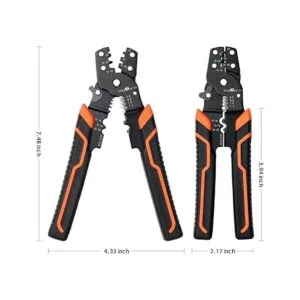 VANJOIN Herramienta de crimpado de pelacables cortador de_2