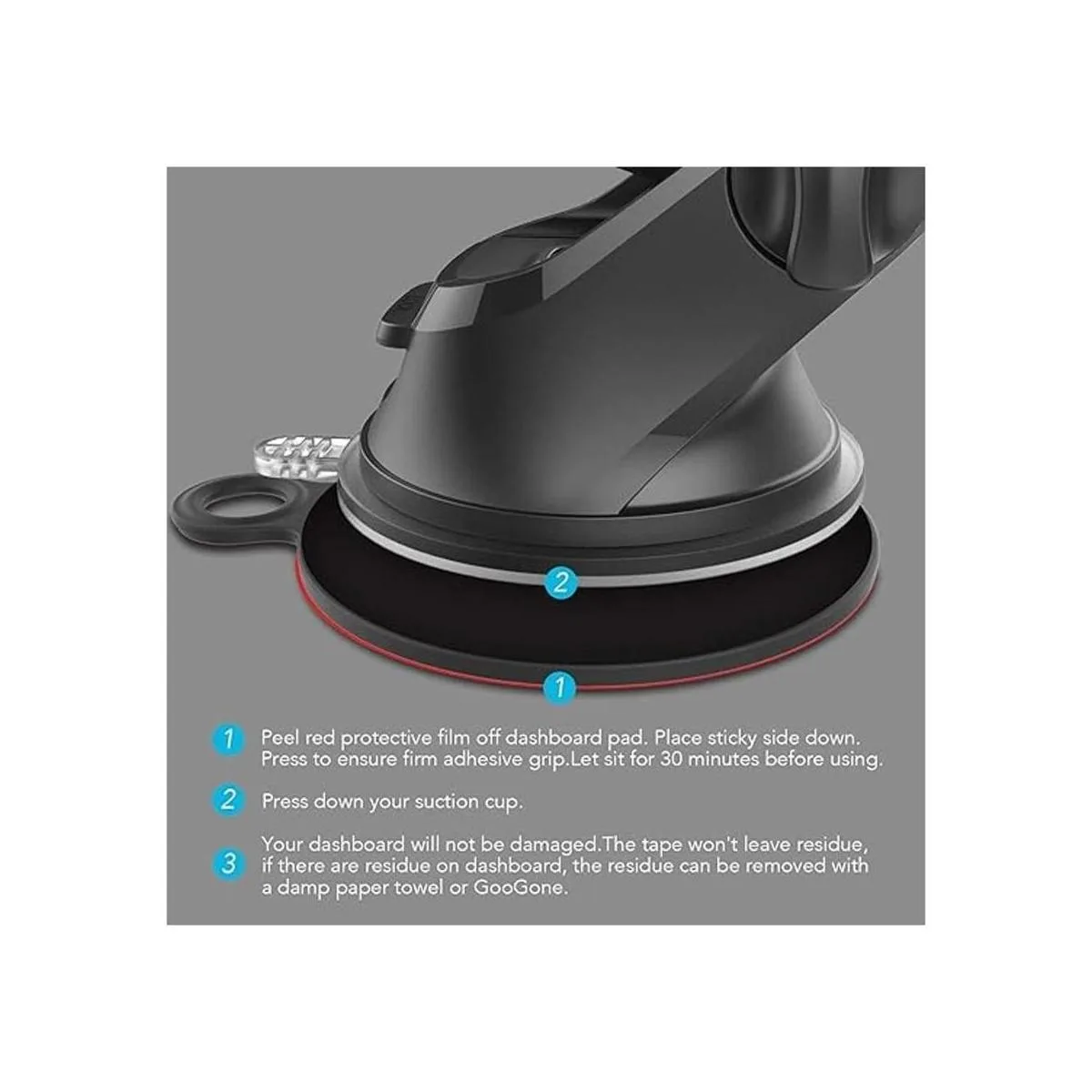 OQTIQ Pieza de montaje de ventosa de repuesto con disco_4