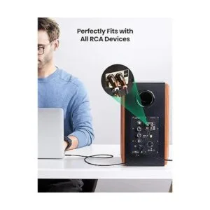 UGREEN Cable RCA macho de 0.138 in a 2 macho adaptador de_2