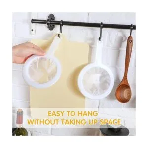 2 piezas de colador de malla fina de nailon para_5