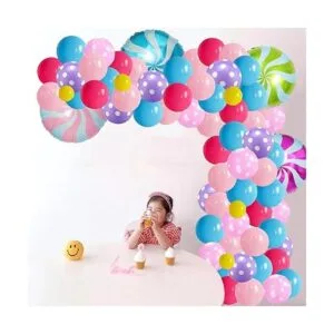 Kit de arco de guirnalda de globos de caramelo 102 globos_7