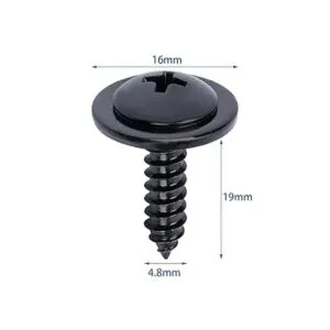OAUTOO 40 tornillos de rosca Phillips M4.80.063x0.748 in_2
