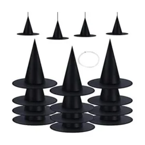 Juego de sombreros de bruja para decoración de Halloween_1