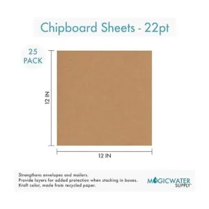 25 hojas de aglomerado de 12 x 12 pulgadas 22 pt punta_2