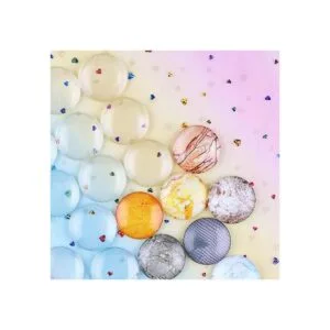 HAUTOCO 27 cabujones de vidrio transparente de 1.378 in_6