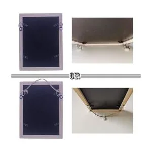 Perchas de fotos de anillo en D con tornillos 100 piezas_5