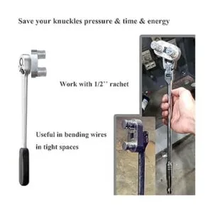 77455 Herramienta dobladora de cables se conecta a_5