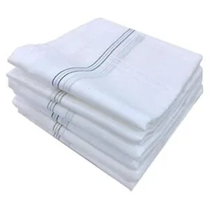 Garden of Arts Pañuelo de algodón con base blanca de_1