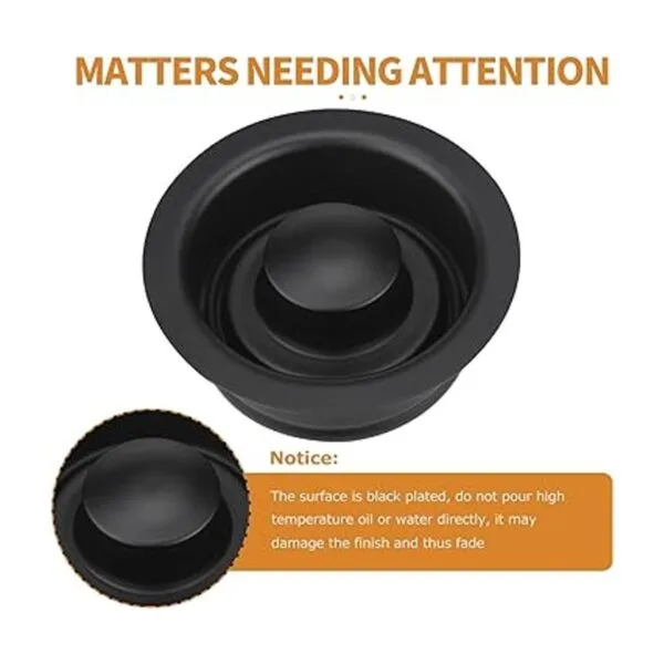 Garbage Disposal Flange 304 Stainless Steel Matte Black_6