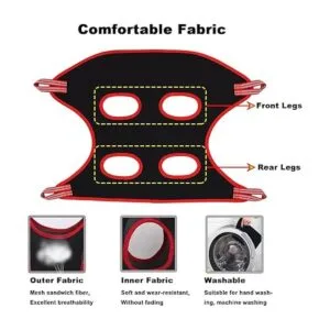 ATODJCX Hamaca de aseo para perros y mascotas bolsa de_5