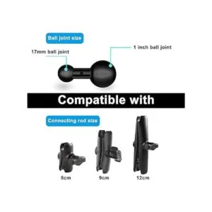 Adaptador de bola de 0.984 in 1 pulgada a 0.669 in para_4