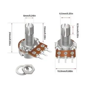 Taiss 30 resistencias variables de potenciómetro de 10 K_2